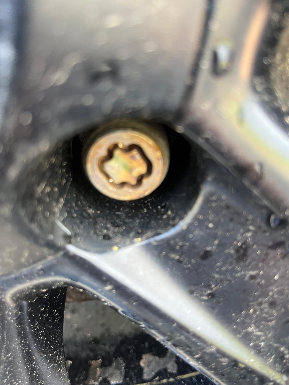 Damaged locking wheel nut on car – Locking Wheel Nut Removal Bathgate