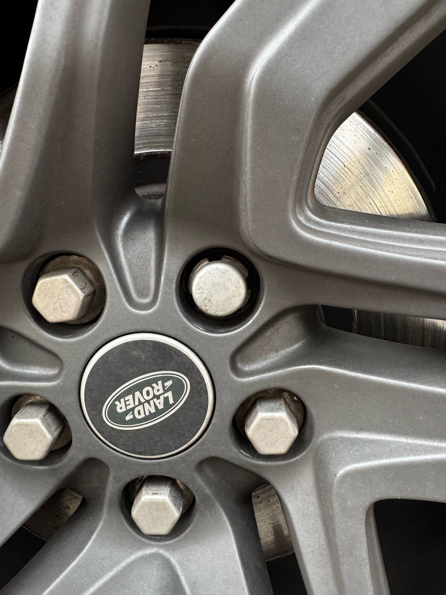 locking wheel nut closeup