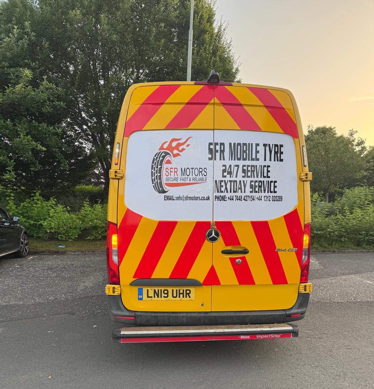 Emergency Mobile Tyre Fitting van